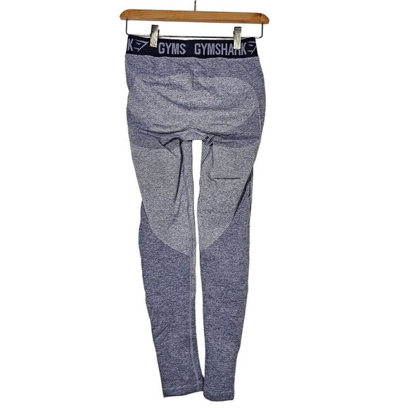 Gymshark Seamless Flex Gray High-Waisted Leggings Moisture Management‎ Womens S - Picture 2 of 10